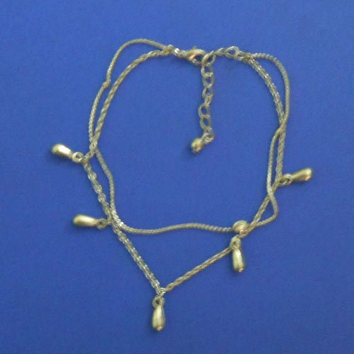 Silver Colour Doable Chain Anklet